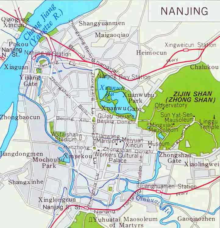 nanjing city map